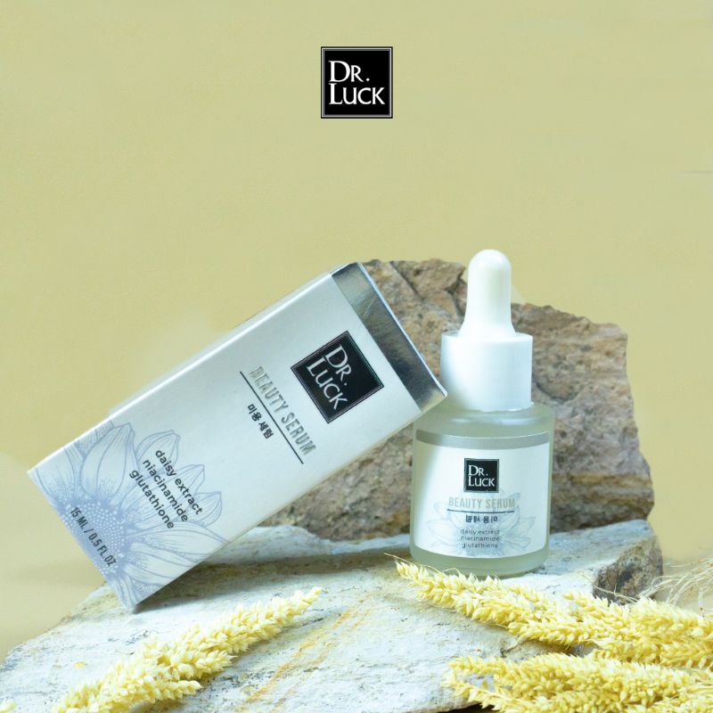 Dr. Luck Beauty Serum pencerah | pemutih | niacianamide | glutathione | daisy extract | serum viral