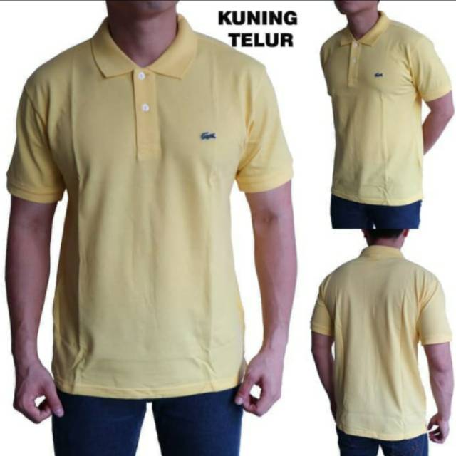 POLO SHIRT PRIA KAOS BAJU KERAH COWOK LACOSTE