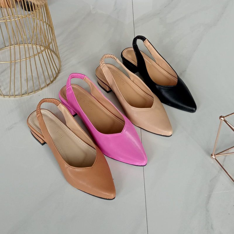 ARUMI02 SEPATU WANITA HAK 3CM AC28