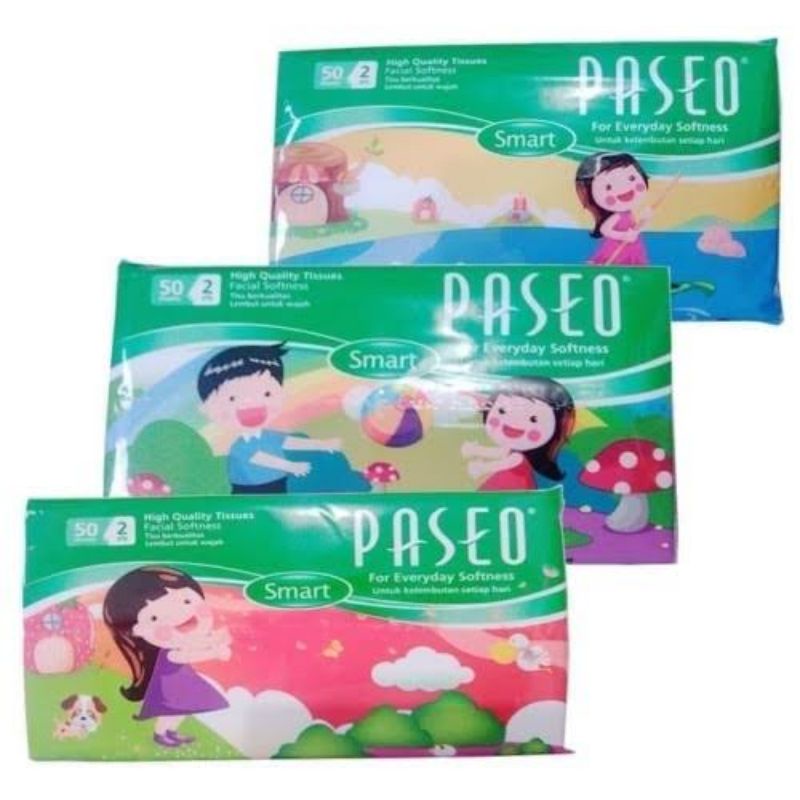 Tissue Paseo 2 ply 50 Sheet / Tissue Wajah