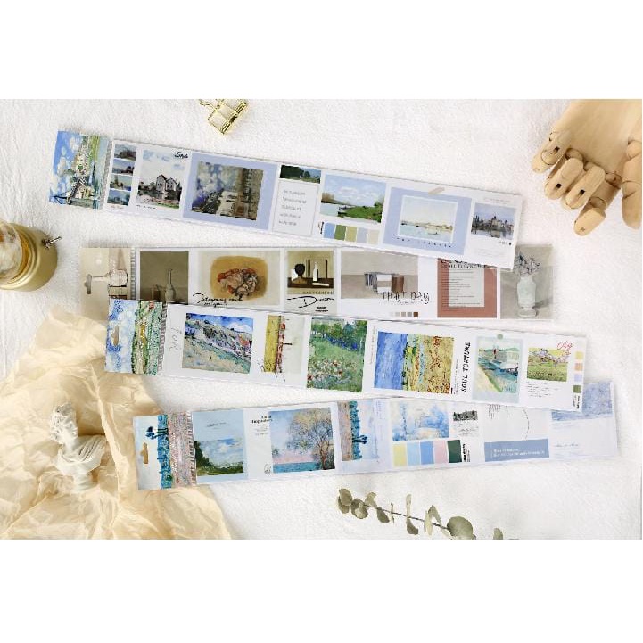 

our story begin washi sticker great artist 2pcs