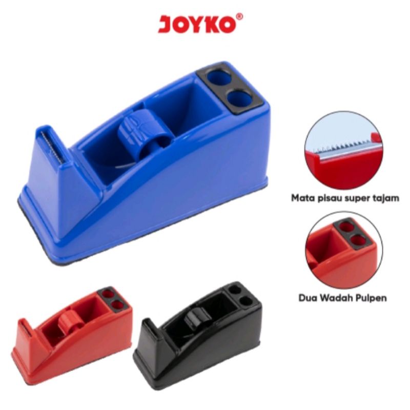 

Tape Cutter Tape Dispenser Pemotong Pita Perekat Joyko TD-102