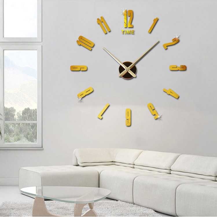 Jam Dinding DIY Giant Wall Clock Quartz Creative Design - DA06