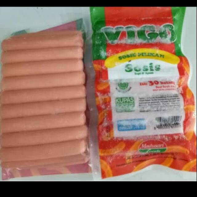 

Vigo sosis sapi dan ayam 30pcs 690g