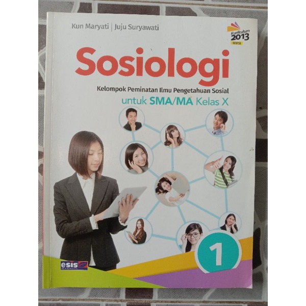 

BUKU CETAK SOSIOLOGI SMA KELAS 10 PENERBIT ERLANGGA (KURIKULUM 2013)