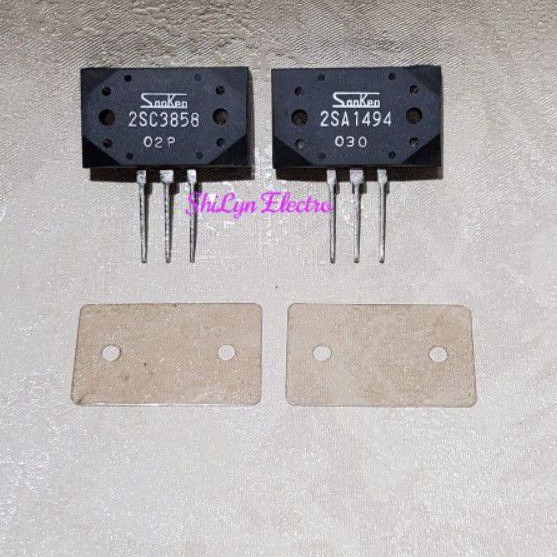 TRANSISTOR 5DY 2SA1494 2SC3858 SA1494 SC3858 1494 3858 SANKEN JEPANG ORIGINAL