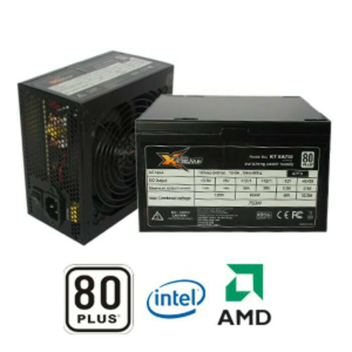 power supply gaming (PSU) xtreme 750w 80plus / 750watt 6pin