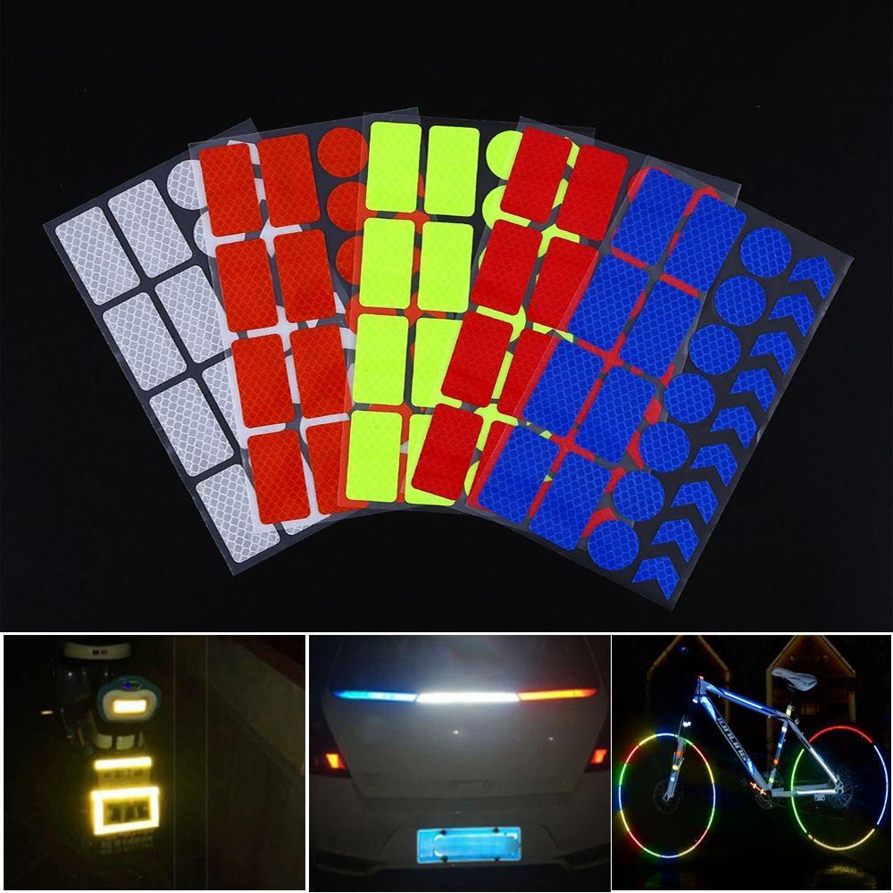 Stiker Reflektif Sepeda Nanas Waterproof Neon Night Safty Warning Wheel Rim Sticker