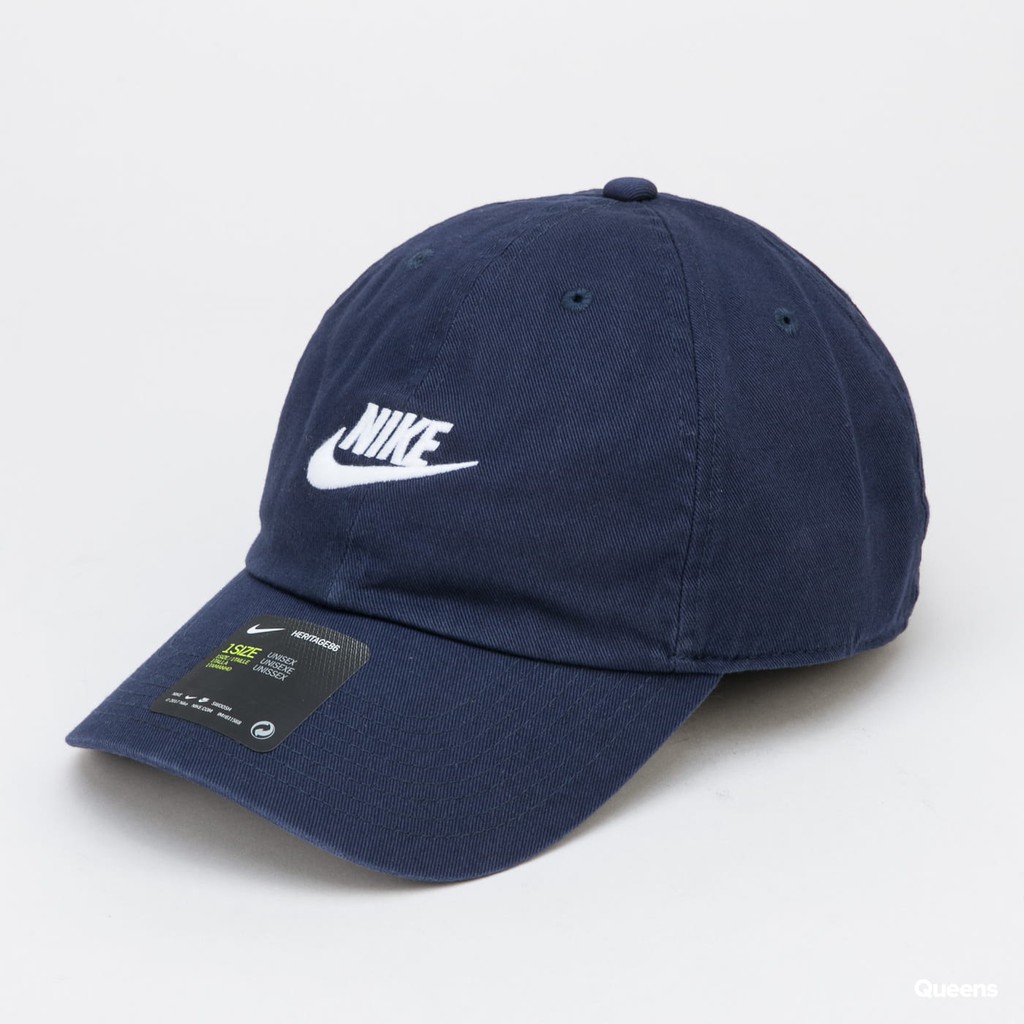 NIKE H86 Futura Washed Cap Navy Obsidian 913011-451 Topi Original 100%