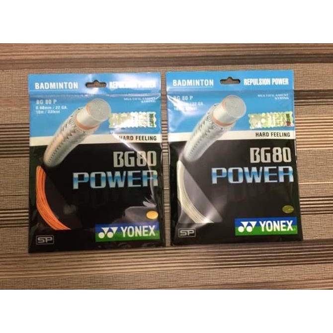 Senar Raket Badminton Yonex Original Bg 80 Power Original|Asli|Premium|Diskon|Ori