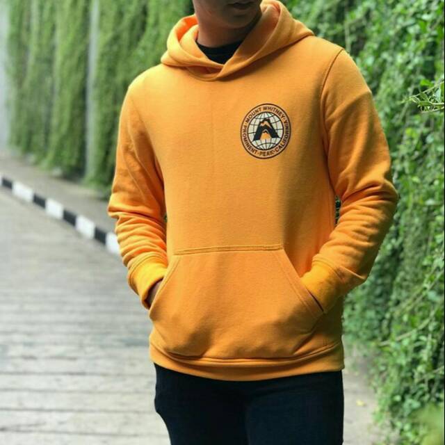 h and m orange hoodie