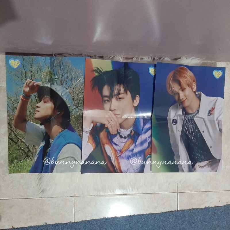 [READY] FOLDED POSTER JAEMIN  HAECHAN JISUNG HELLO FUTURE CRAZY HOT SAUCE NCT DREAM ALBUM