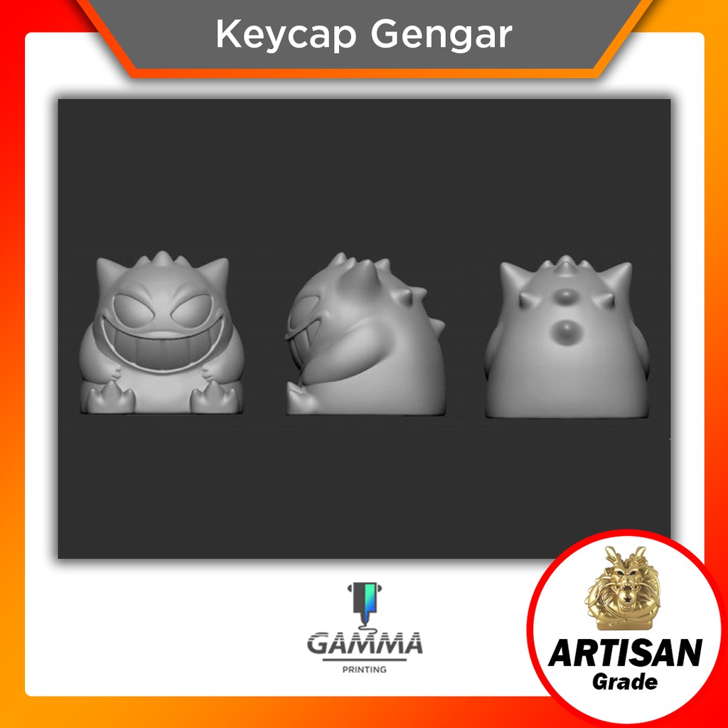 Pokemon Gengar Artisan Keycap / Keycaps Mechanical Keyboard