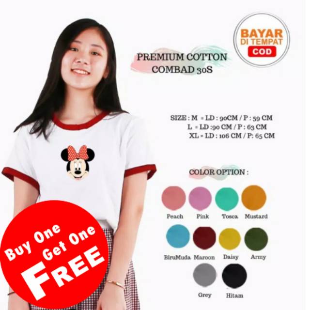 KAOS WANITA DISTRO / BAJU WANITA KEKINIAN