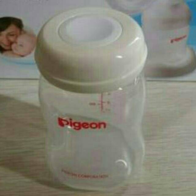 ORIGINAL Botol Asip Pigeon 160ml Penyimpan Asi Storage / Storage Cup Pigeon Wideneck Bisa Jadi Botol Susu Pigeon