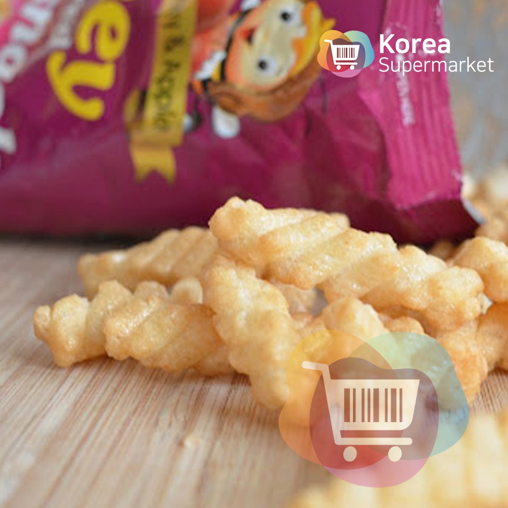 Nongshim Honey Twist Snack- Makanan Ringan Rasa Madu Dan Apel 75gr