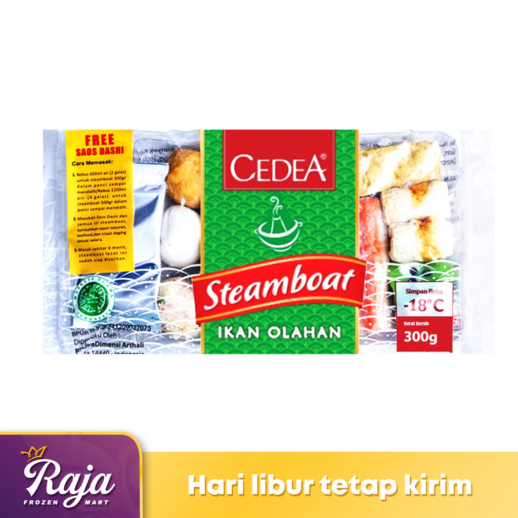 

Cedea Steamboat Set 300gr / Makanan Beku / Shabu / Steamboat / Ikan Olahan / Chikuwa / Dumpling