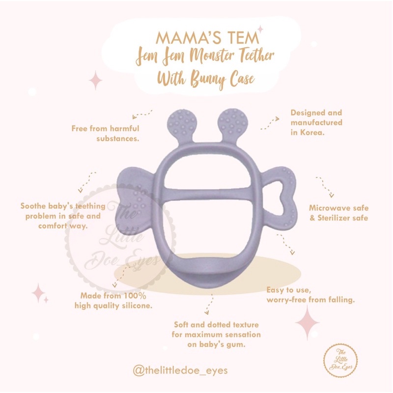 [READY] Mama’s Tem Jemjem Monster Teether