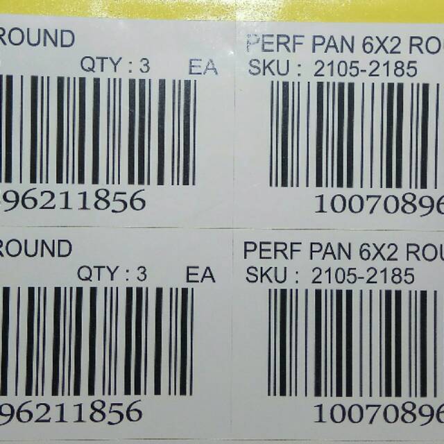 

Sticker barcode