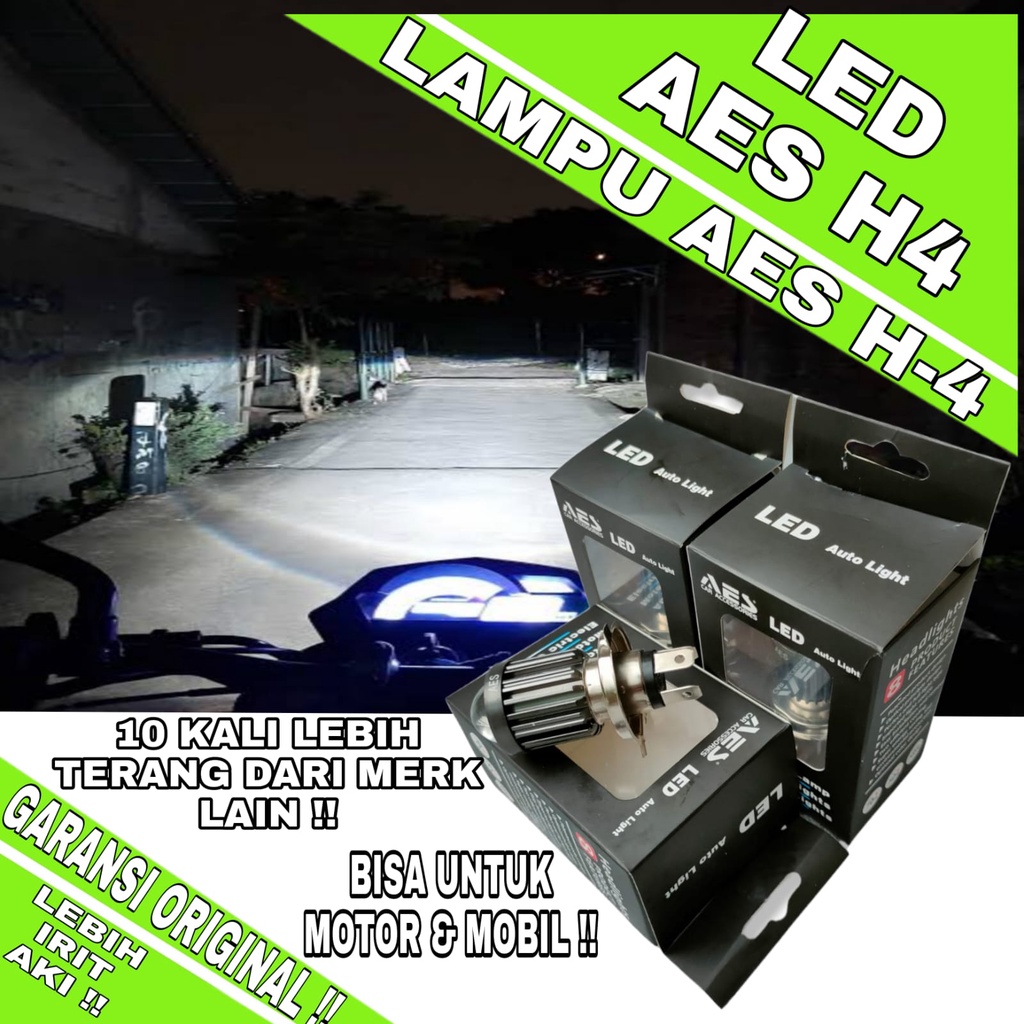 Gms22 Original Lampu Led H4 Laser Hi Loo Beam Dual Colour Minimod M2 Aes
