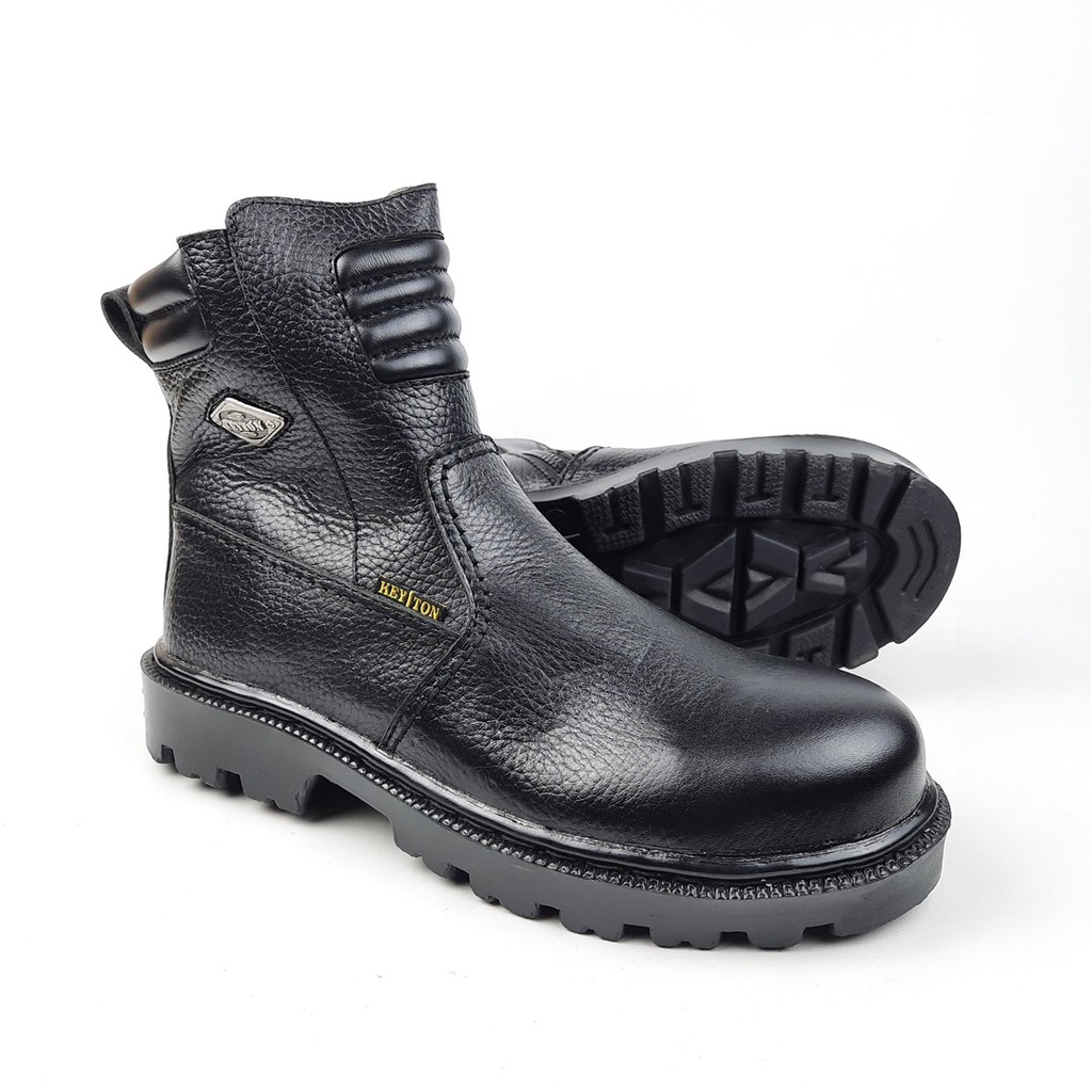 Sepatu boot safety shoes kulit asli Keyton Ks.206 39-43