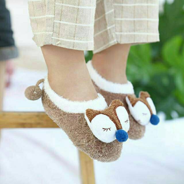 Isi 1 pasang kaos kaki BULU OWL PINGUIN bayi ada anti slip kaos kaki import kaos kaki dasi Kaos Kaki