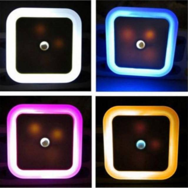 Lampu Tidur LED Sensor Cahaya/Lampu Tidur Colok/Lampu Tidur Dekorasi Unik