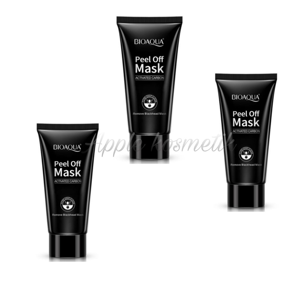 BIOAQUA Peel Off Mask Activated Carbon 60g (BPOM)