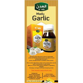

madu sehat dengan MADU GARLIC AL 'ADN