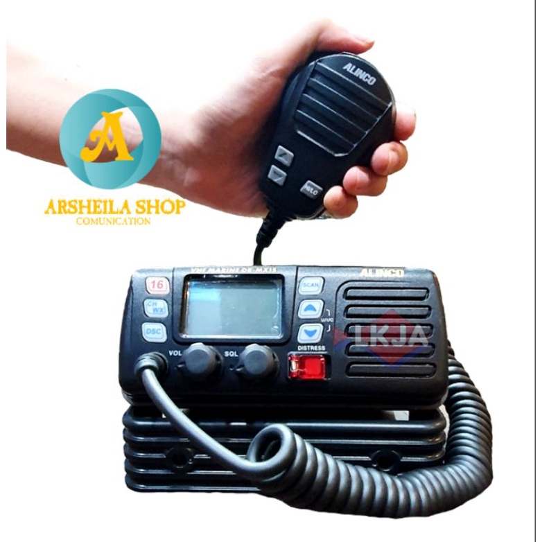 Radio rig marine vhf alinco DR MX 15 murah radio kapal