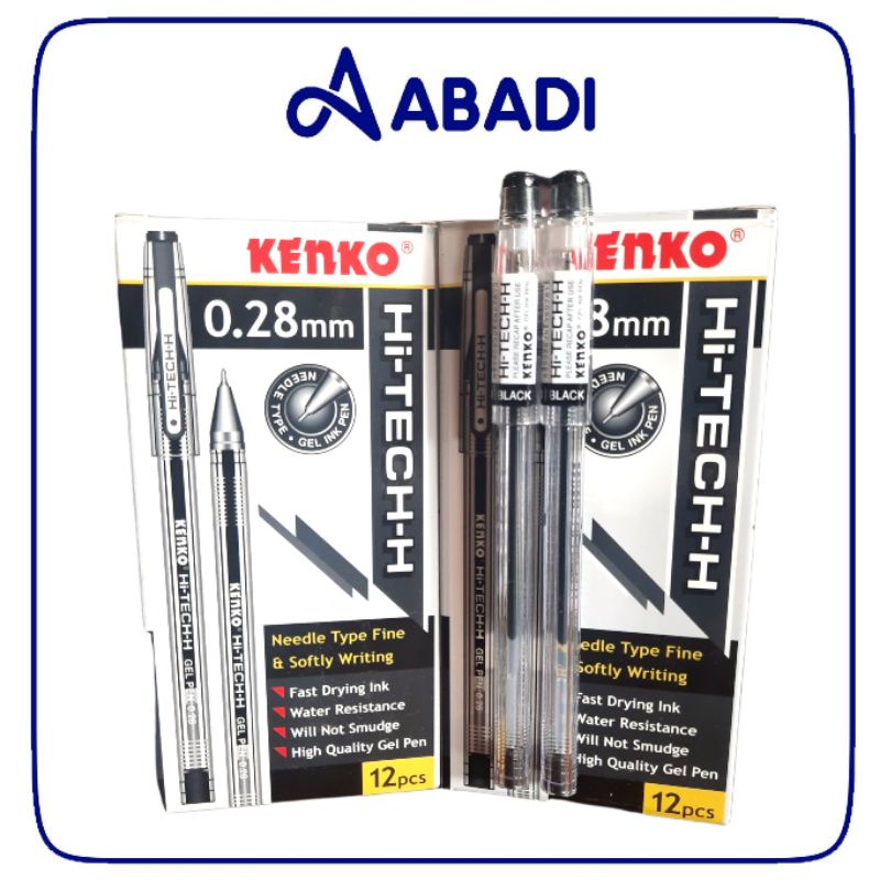 

Bulpen Hitech-H Kenko Hitam (1pak/12biji)