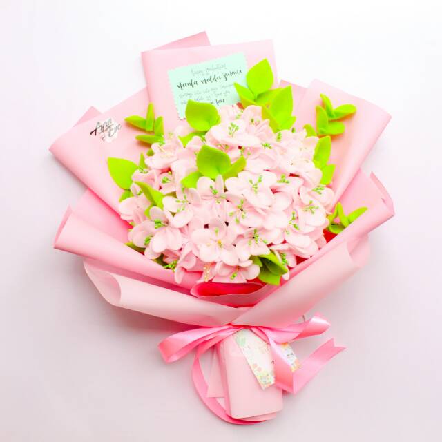 Buket Bunga Sakura Cherry Blossom Bouquet Shopee Indonesia