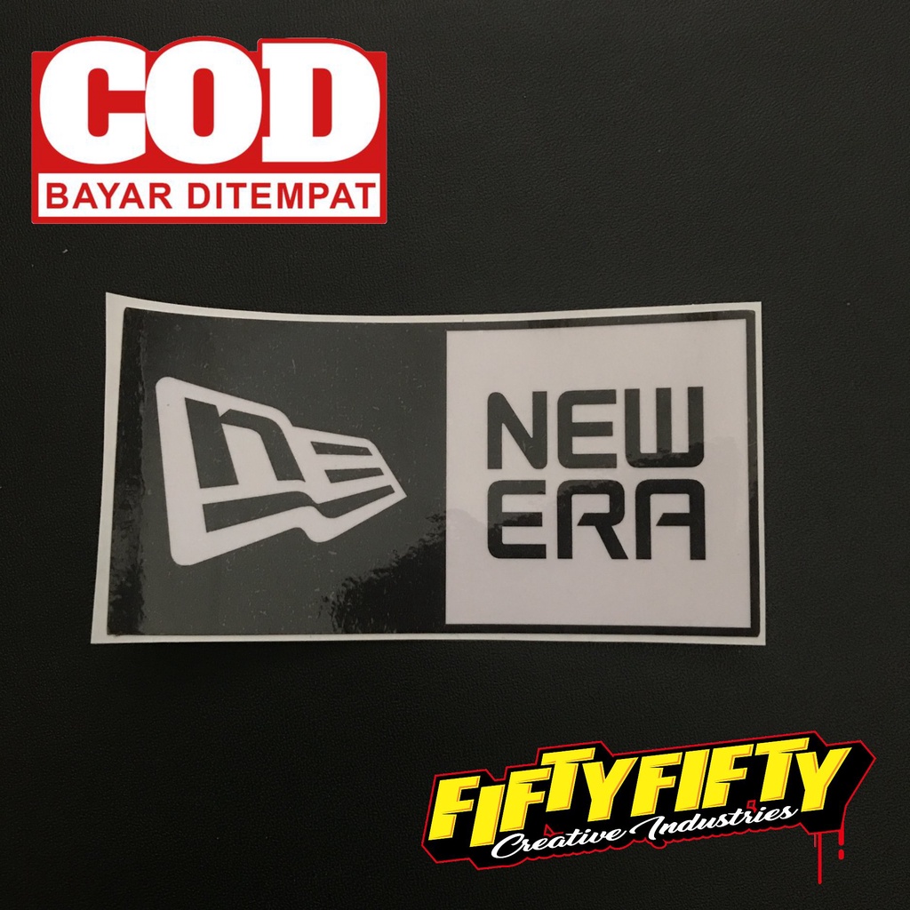 Stiker Print Cut New Era Stiker Printing Laminasi Glossy Stiker Motor Mobil Helm Sudah Membentuk Pola Desain