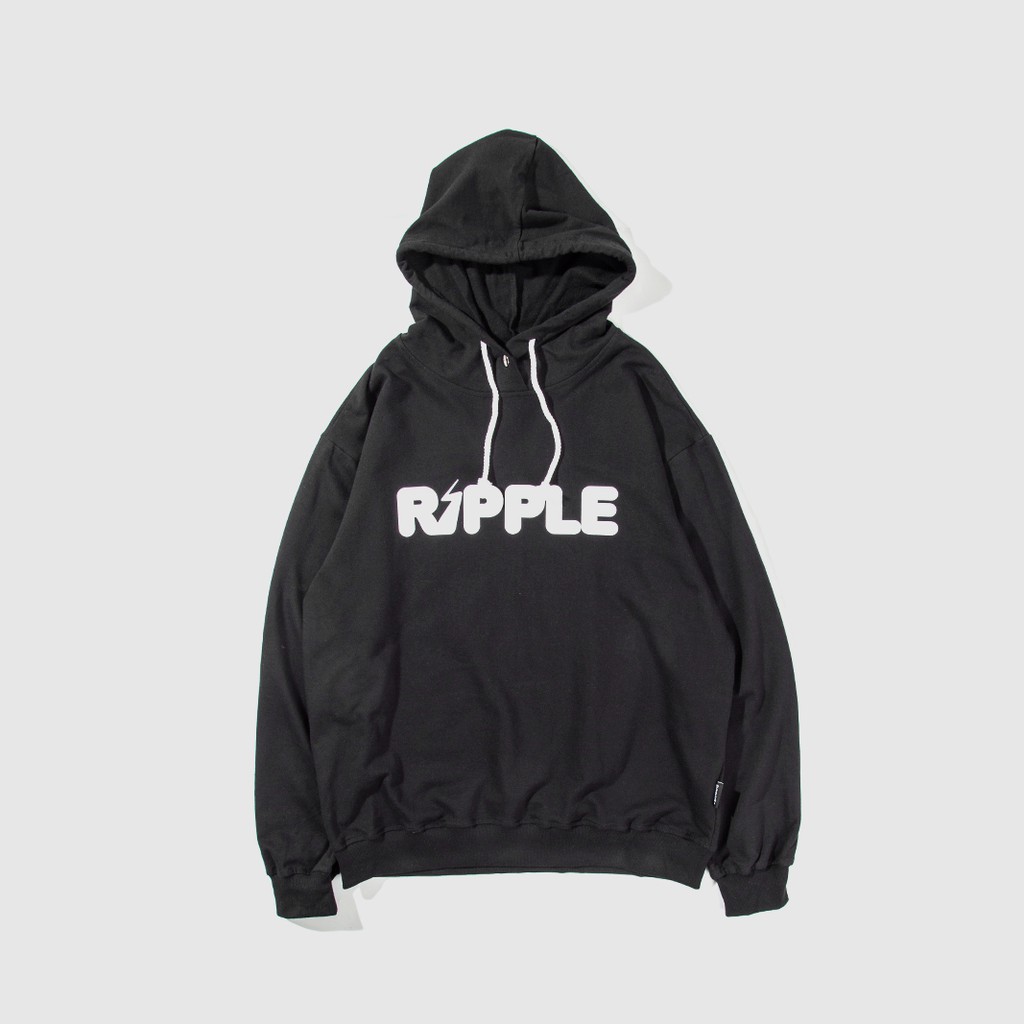 The Goods Dept X Ripple - Hoodie Puff Black