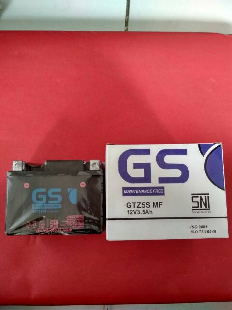 Aki Motor Honda Vario GTZ5S GS Y Accu Kering MF