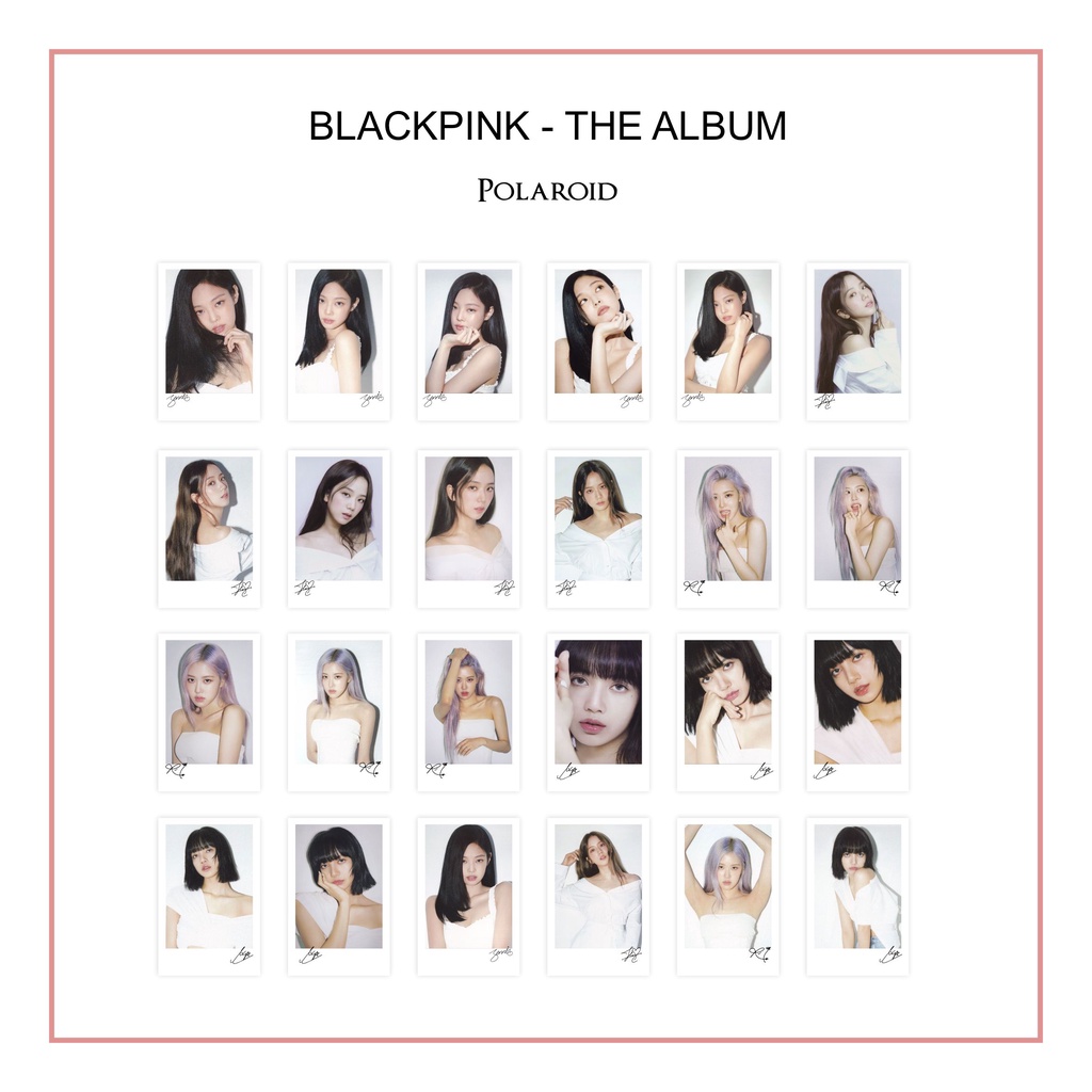 Polaroid Blackpink The Album