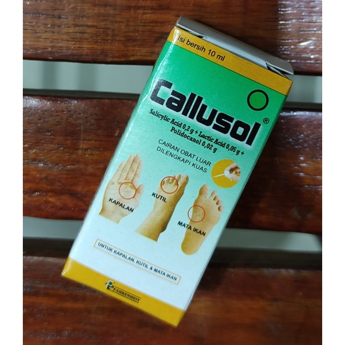 Callusol 10 ML / Obat Kutil / Mata Ikan / Kapalan Terlepas