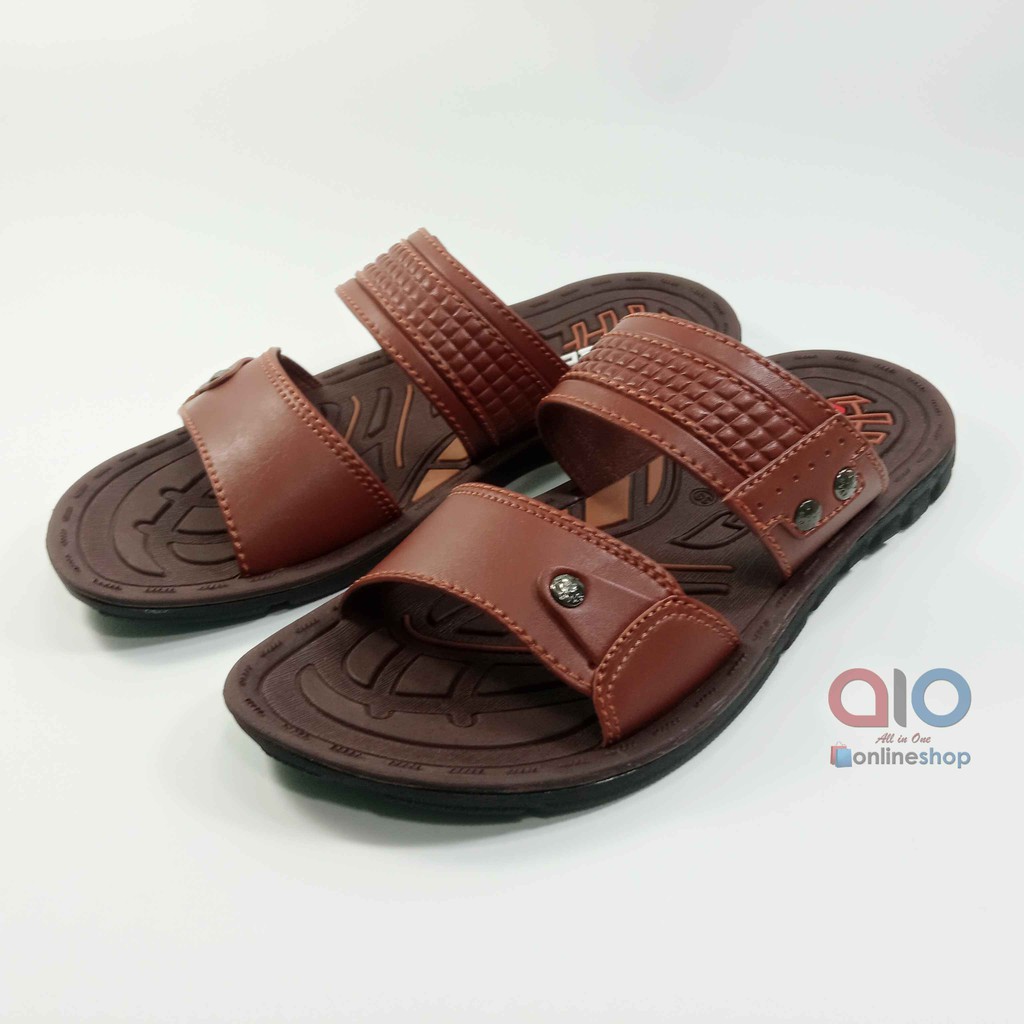 Kaleo Sandal Slop Cowok 39 - 42 Ban 2 Sendal Casual Pria Dewasa Laki KLO 28 Bahan Kulit Sintetis