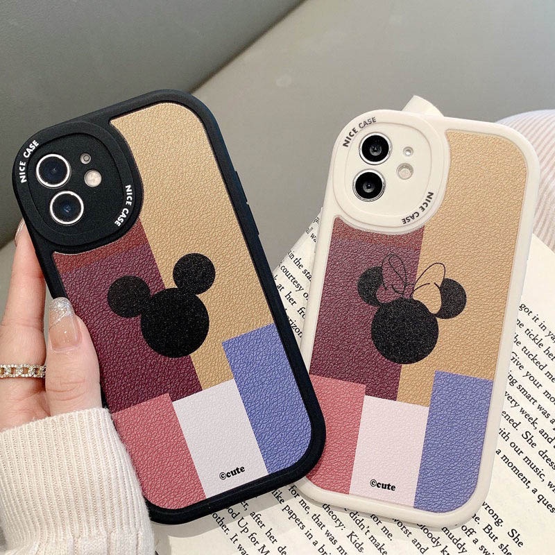 Casing IPhone 12 13 11 Pro Max X Xs Max Xr 7 8 Plus Fes1 Motif Kartun Tikus