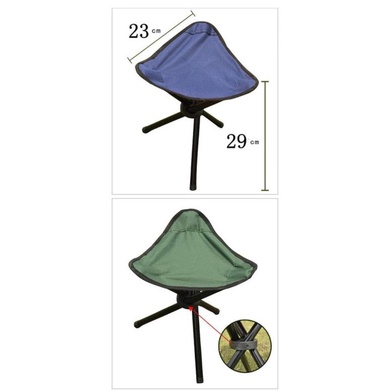 【Warna Dipilih】 Kursi Lipat Mancing Kemah Outdoor` Bangku Portable Camping Piknik Pancing