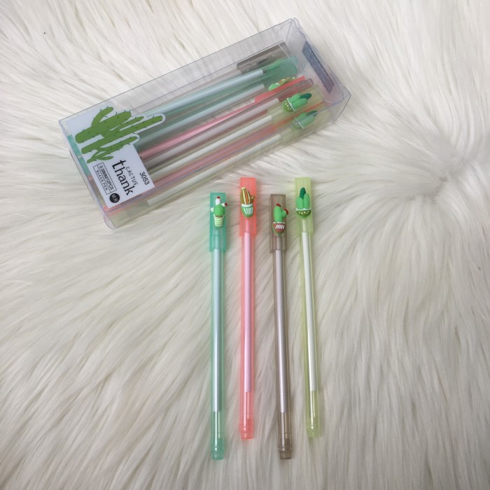 

Pen Gel KAKTUS / Gel Pen / Pen Import / Pen Souvenir Termurah