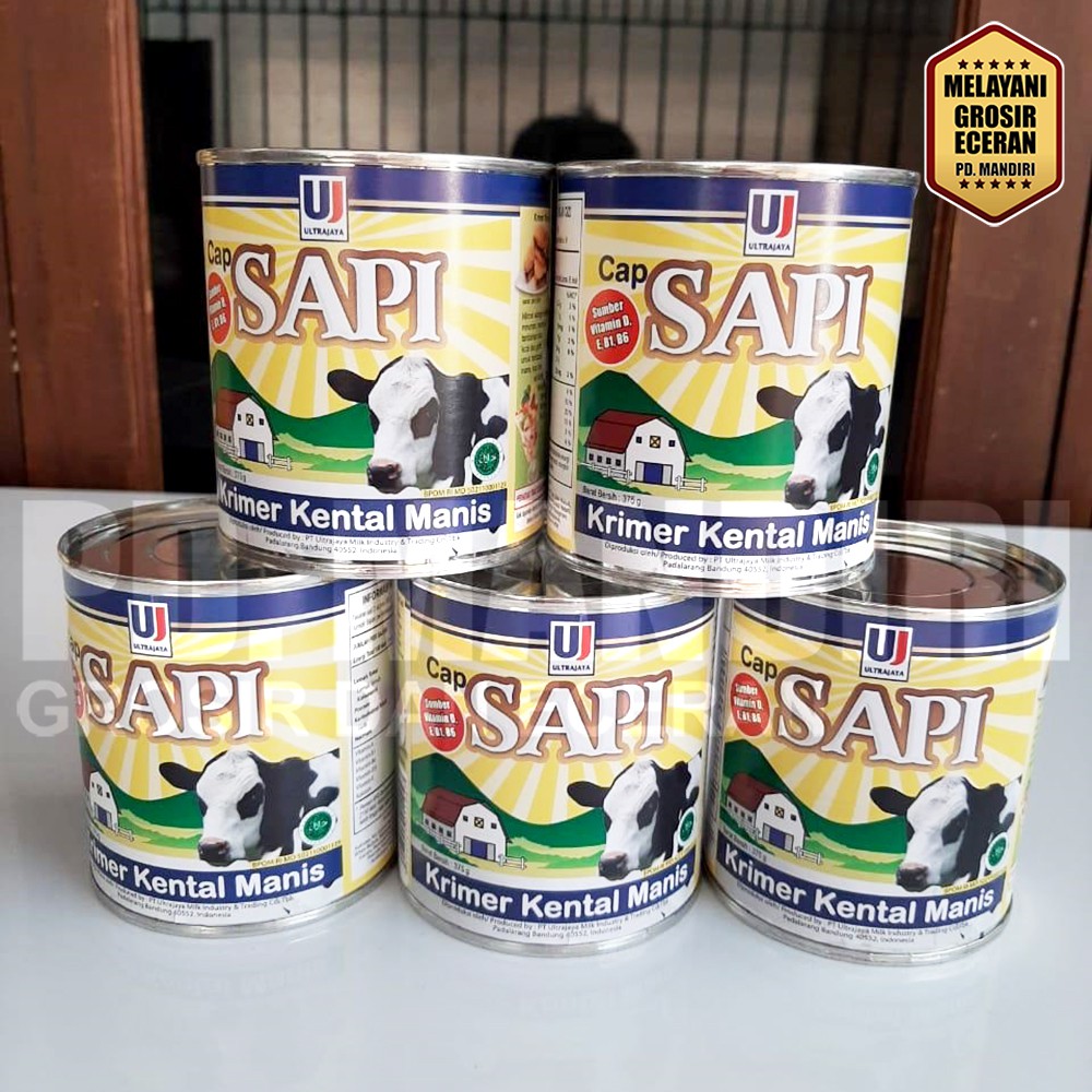 

SUSU CAP SAPI ULTRA JAYA 375 GR