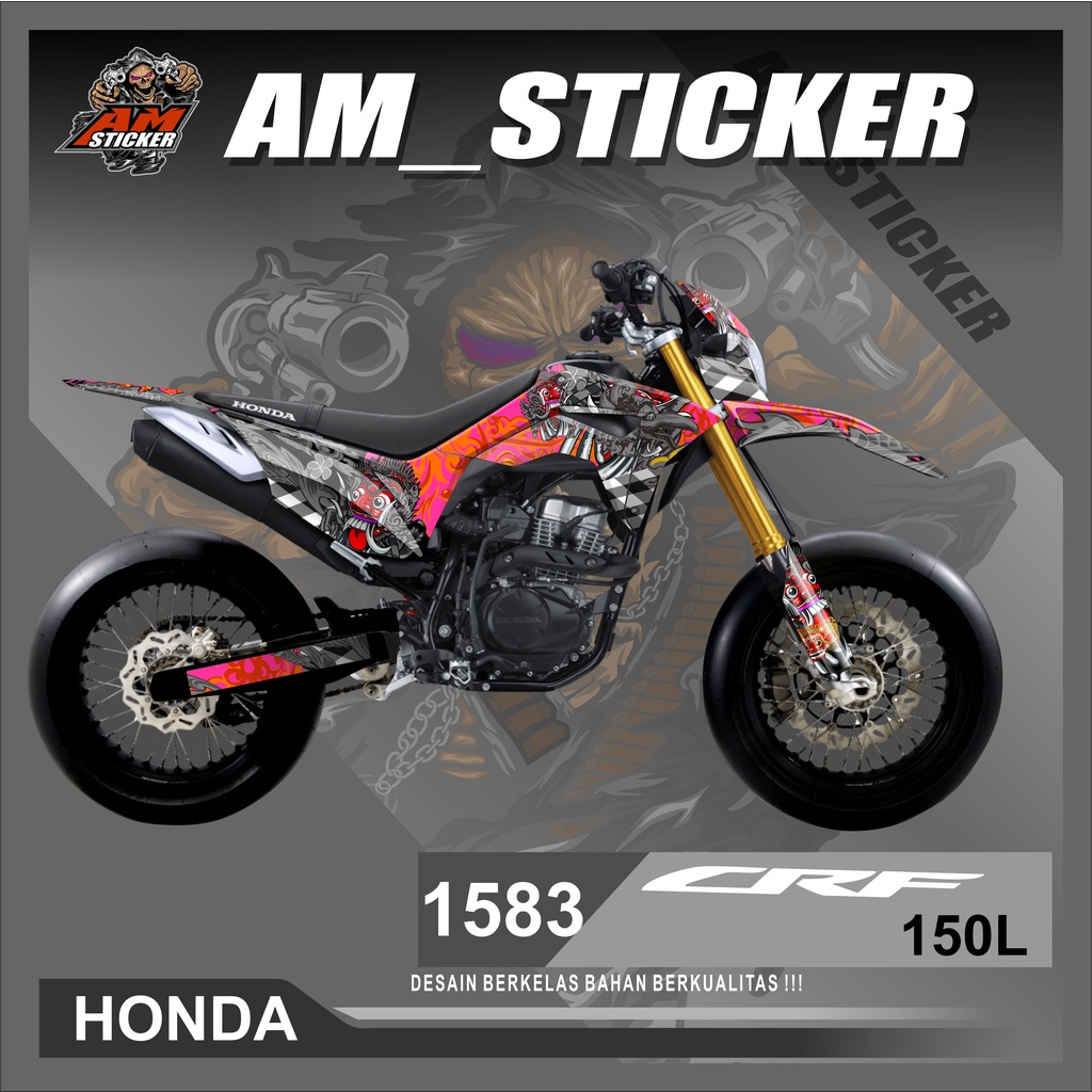 Decal CRF 150 L New - Decal Full Body CRF 150 L Desain barong