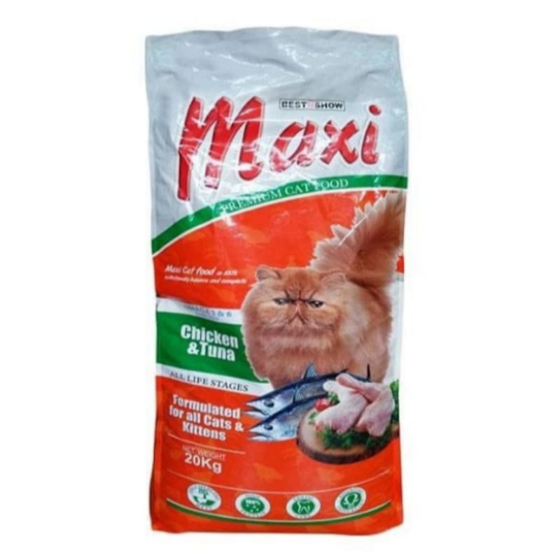 MAXI CAT 20KG MAKANAN KUCING KHUSUS GOJEK GOSEND