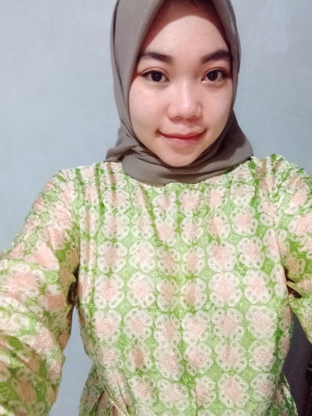 Dress Batik Viscose Kombinasi Tile Dot Gies 1187 New...