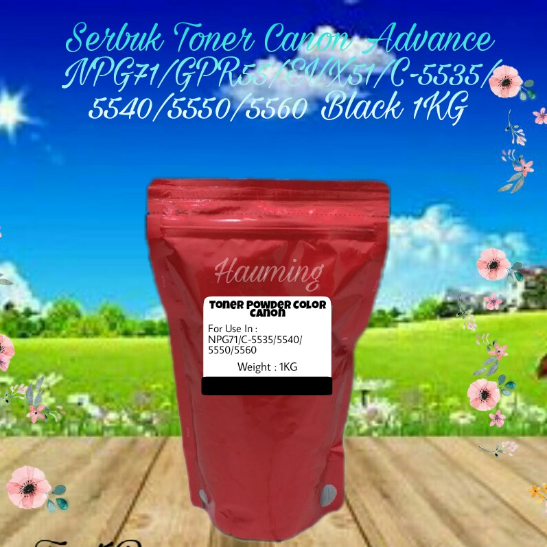 Serbuk Toner Canon Advance NPG71 NPG 71 C-EXV51 GPR55 IR ADV C5535 C5540 C5550 C5560 Black 1kg