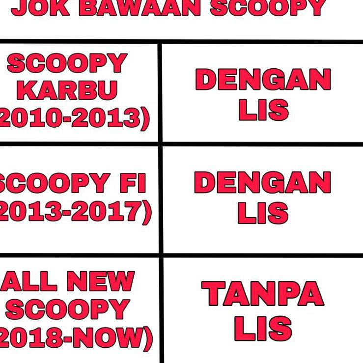 [KODE PRODUK SNSAG10057] (BISA COD) Sarung Kulit Jok Motor Honda All New Scoopy 2018 2019 2020