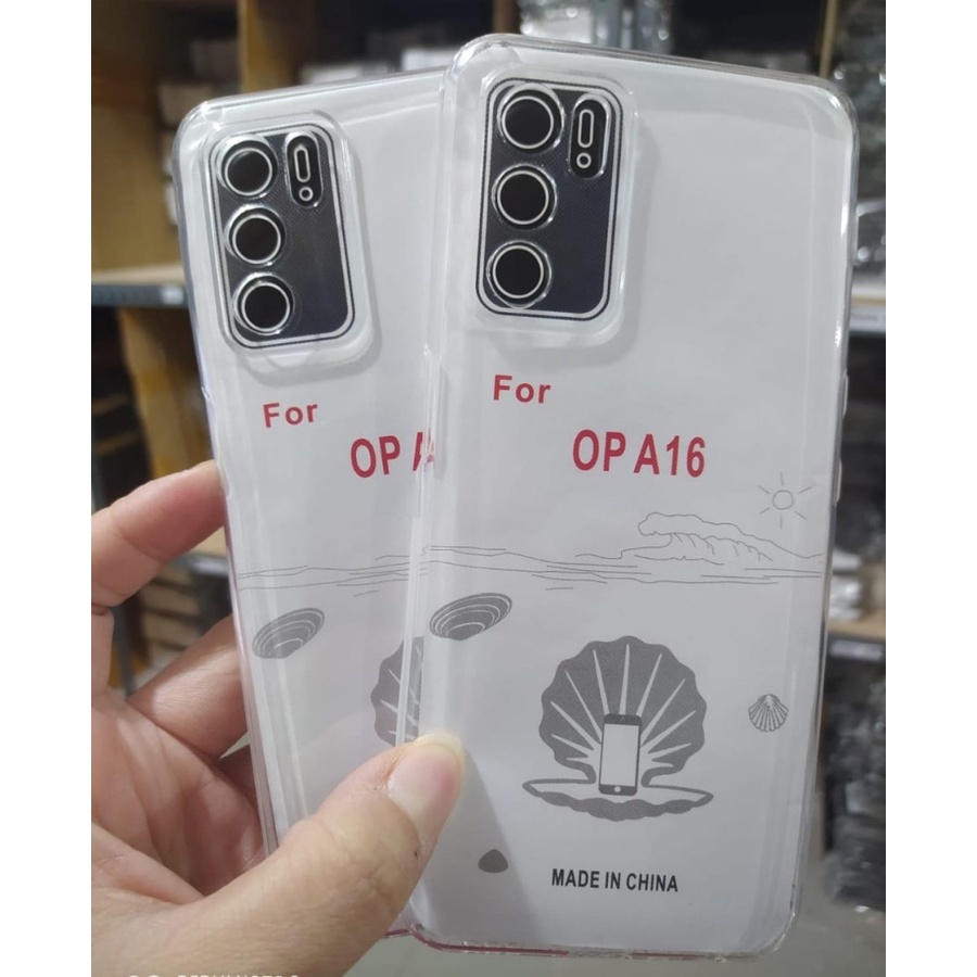 Oppo A16 Case Ultra Clear HD Premium Transparan Jelly Silicon Softcase