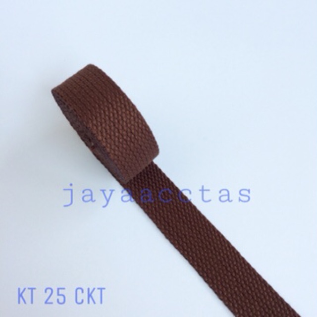 METERAN tali webbing katun 2.5 cm