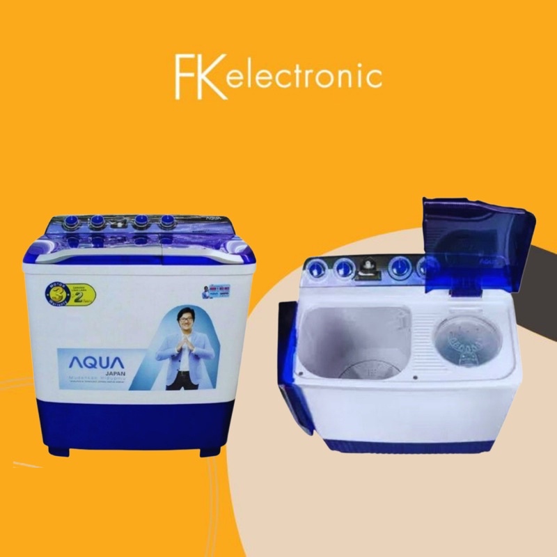 MESIN CUCI AQUA 1280XT / MESIN CUCI AQUA 2 TABUNG 12KG